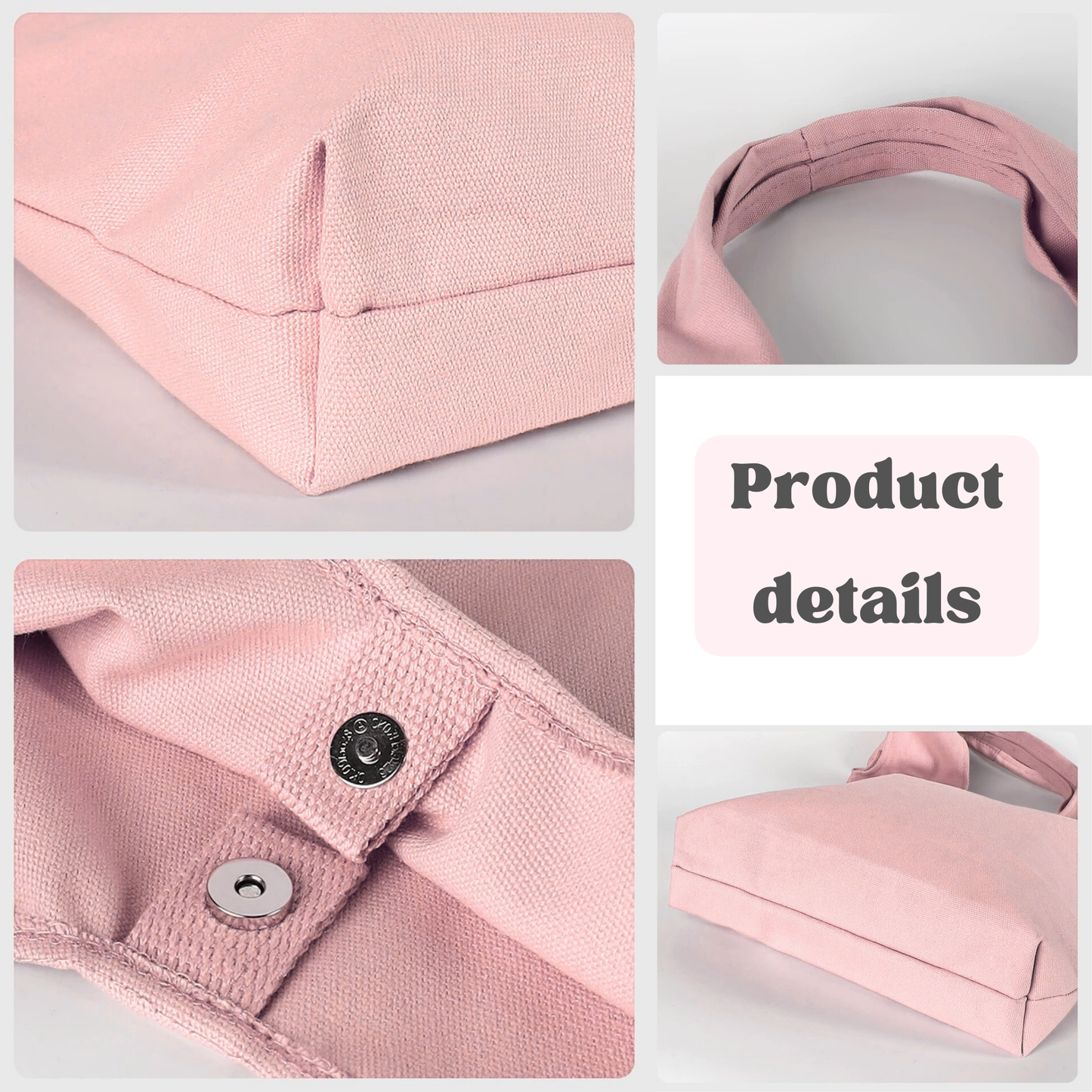 🐑 Lamb of God Tote Bag (Pastel Pink)