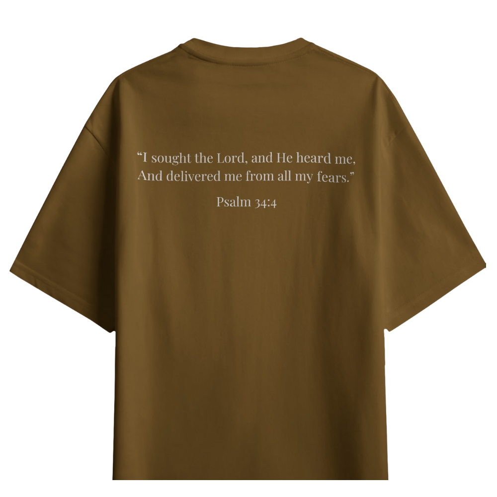I SOUGHT THE LORD - CHRISTIAN T-SHIRT (BLACK)