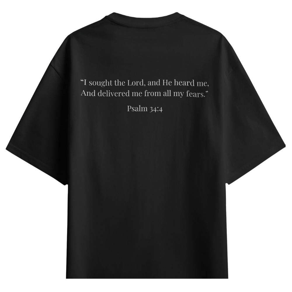I SOUGHT THE LORD - CHRISTIAN T-SHIRT (BLACK)