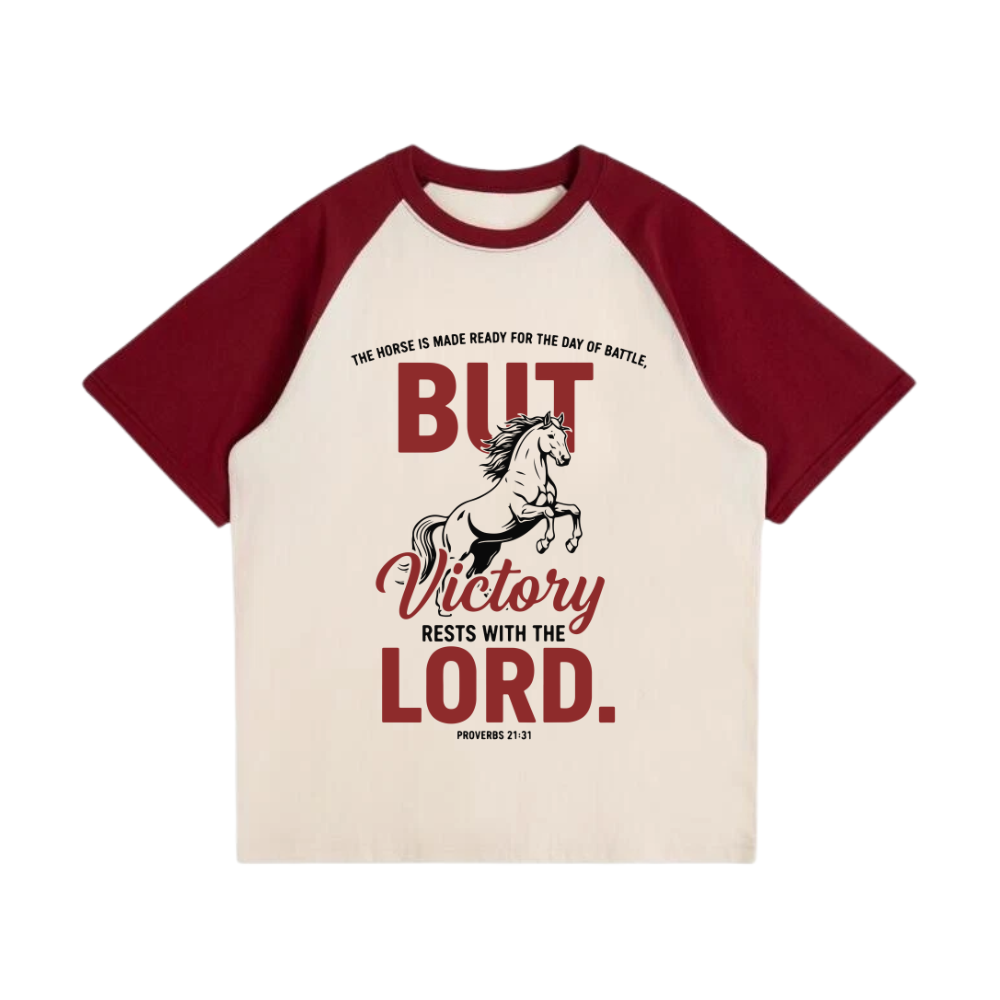 VICTORY RESTS WITH THE LORD - CNY TEE (OVERSIZED)