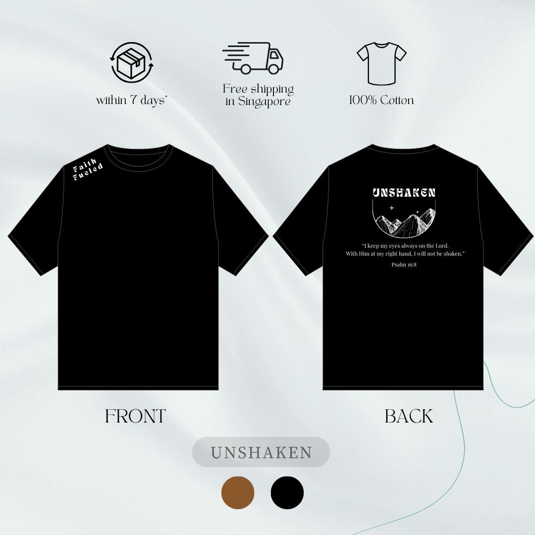 UNSHAKEN - CHRISTIAN T-SHIRT