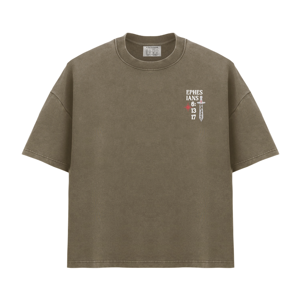 ARMOUR OF GOD (BROWN WASHED - OVERSIZED)