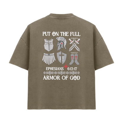 ARMOUR OF GOD (BROWN WASHED - OVERSIZED)