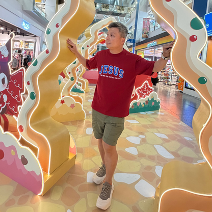 JESUS – The Way, The Truth & The Life Tee (Crimson Red)