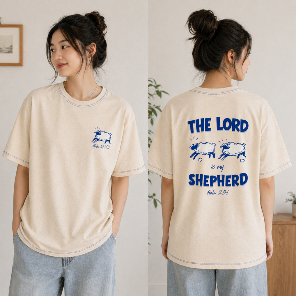 THE LORD IS MY SHEPHERD (OVERSIZED TEE)