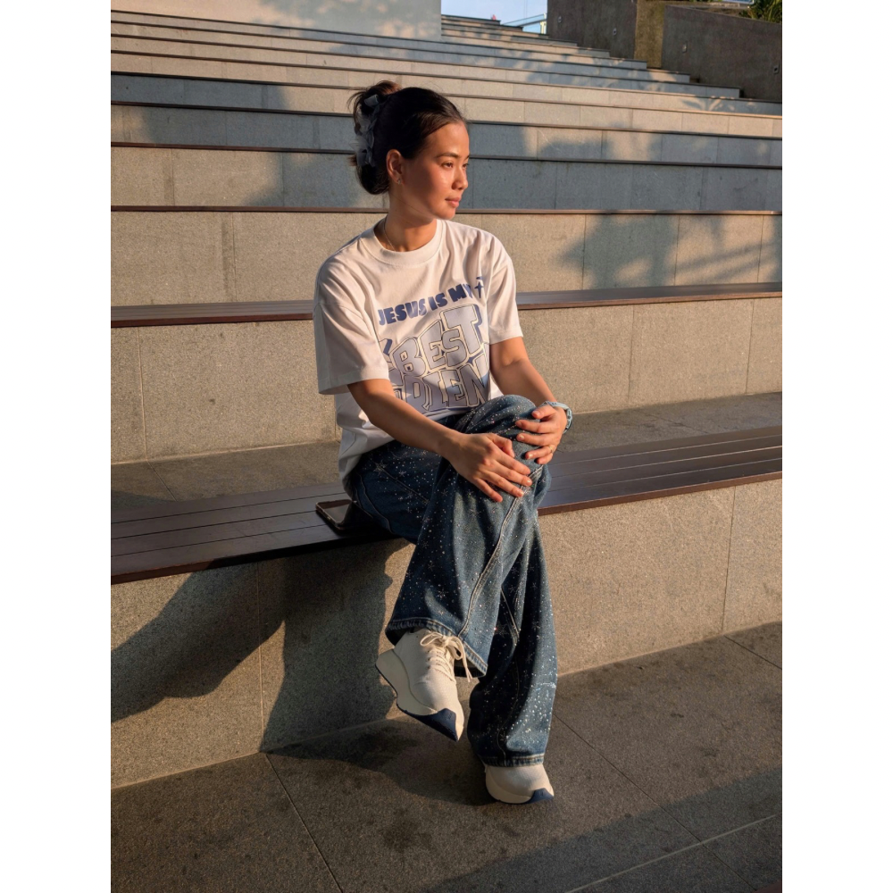 JESUS IS MY BEST FRIEND (BOXY TEE)