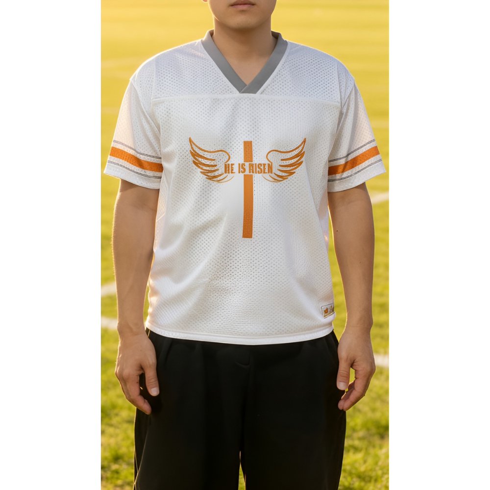 REVERSIBLE JERSEY — “IT IS FINISHED / HE IS RISEN”