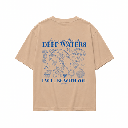 DEEP WATERS TEE (Sandstone)