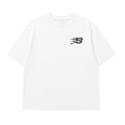 SALVATION - JESUS PAID (BOXY TEE / WHITE)