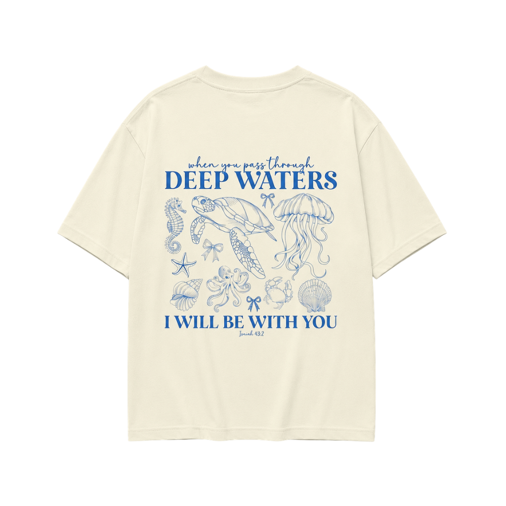 DEEP WATERS TEE (Beige)