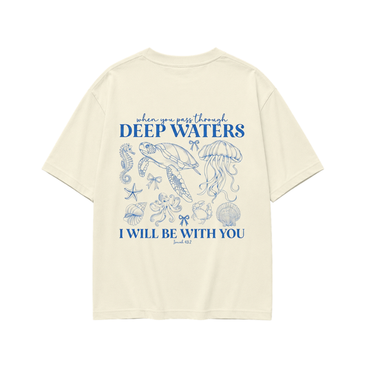 DEEP WATERS TEE (Beige)