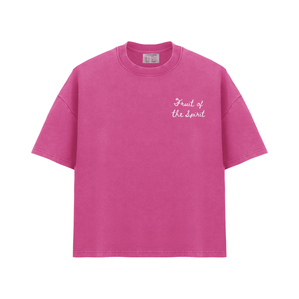 FRUIT OF THE SPIRIT (PINK WASHED - OVERSIZED)