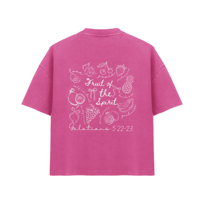 FRUIT OF THE SPIRIT (PINK WASHED - OVERSIZED)