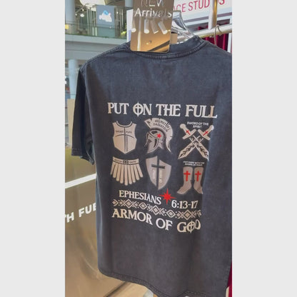 ARMOUR OF GOD (BLUE WASHED - OVERSIZED)