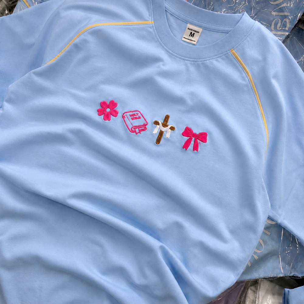 SWEET FAITH EMBROIDERY (REGULAR FIT) TEE