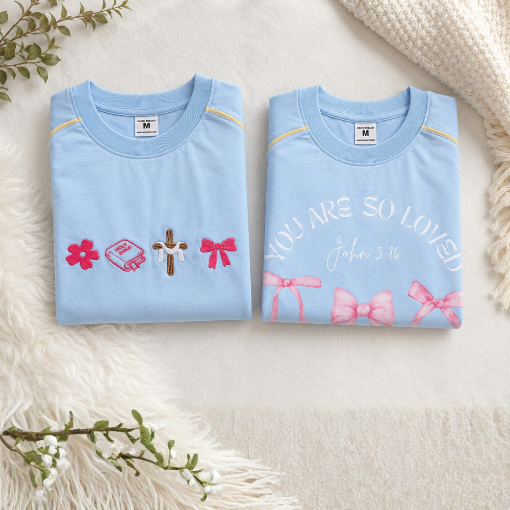 SWEET FAITH EMBROIDERY (REGULAR FIT) TEE