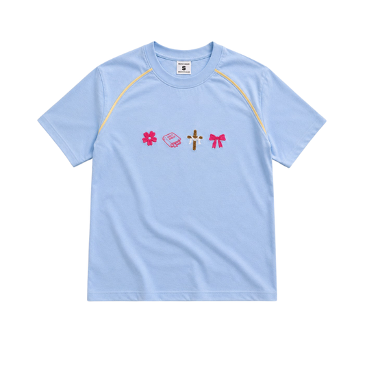 SWEET FAITH EMBROIDERY (REGULAR FIT) TEE